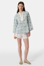 Provencal Stripe Willow Tunic - Image 3