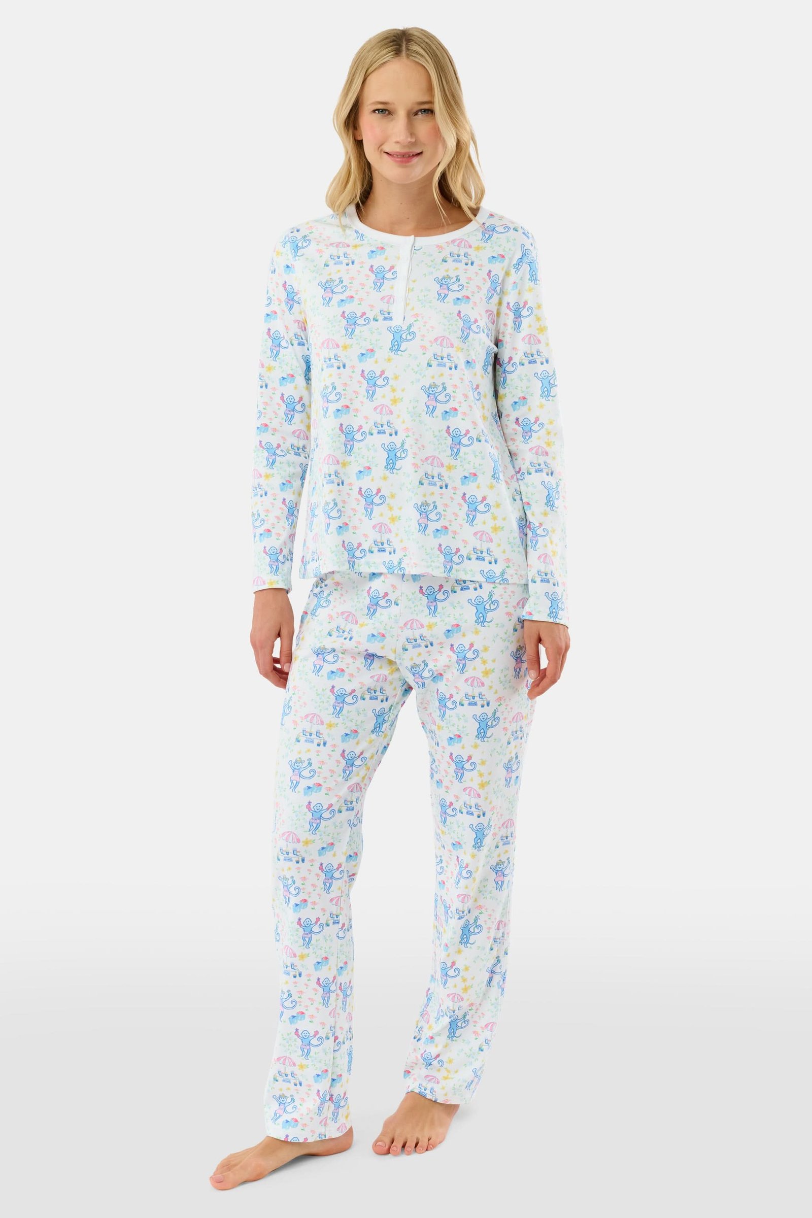 05_ROLLER-RABBIT-WMN-MAY-FLOWERS-PAJAMAS-GREEN__0328_eb72a19e-c358-4b24-8cc2-9f2bfb5b7b7c May Flowers Pajamas - Image 1