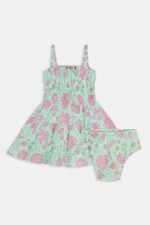 Kids Camellia Block Karla Dress - Image 2