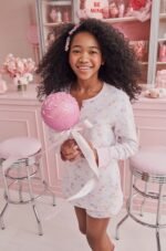 Candy Heart Stripe Hunter Pajamas - Image 4