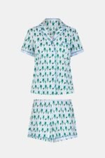 Green Wave Lovely Monkey Polo Pajamas - Image 4