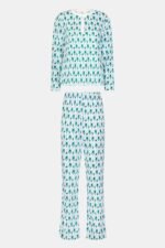 Green Wave Lovely Monkey Pajamas - Image 4