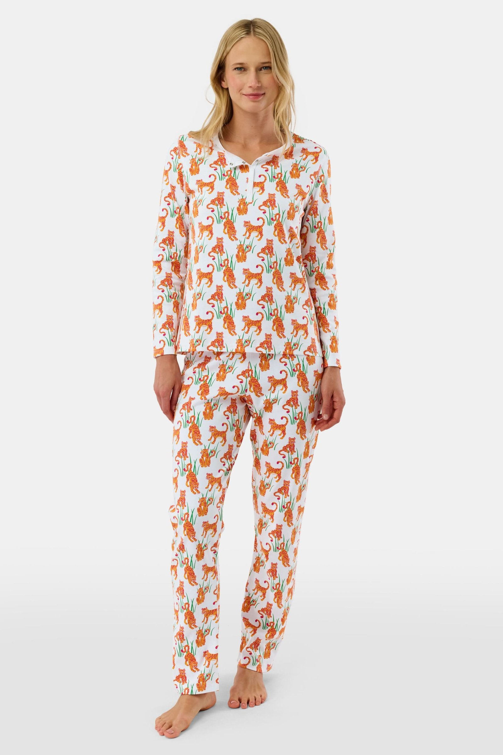36_ROLLER-RABBIT-WMN-TEDDY-TIGER-PAJAMAS-ORANGE__1825_357ff533-811e-4cc9-a8d0-7494fbe8a15f Teddy Tiger Pajamas - Image 1