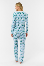 Green Wave Lovely Monkey Pajamas - Image 3