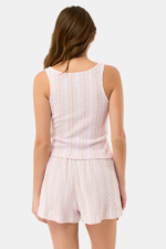 Daisy Heart Stripe Cherry Tank Set - Image 5