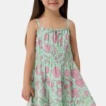 Kids Camellia Block Karla Dress