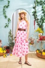 Marigold Stripe Milani Dress - Image 6