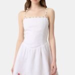 Ditsy Floral Embroidery Hannah Dress