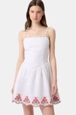 Ditsy Floral Embroidery Hannah Dress