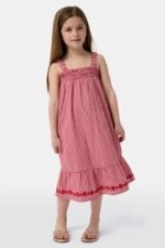 Kids Gingham Teagan Dress - Image 2
