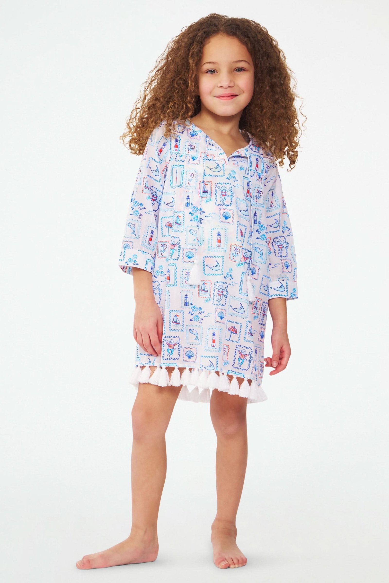 KIDSKIDSNANTUCKETMEMORIESSERAFINATUNICBLUEROLLERRABBIT8_25c85759-3b23-4ad8-b918-6290c3e7775f Kids Nantucket Memories Serafina Tunic - Image 1