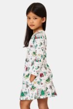 Kids Snow Village Isa Dress - Image 3