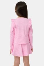 Kids Hearts Ruffle Rashguard - Image 2