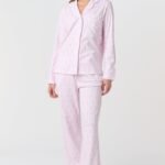 Lovely Monkey Long Sleeve Polo Pajamas