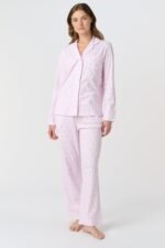 Lovely Monkey Long Sleeve Polo Pajamas
