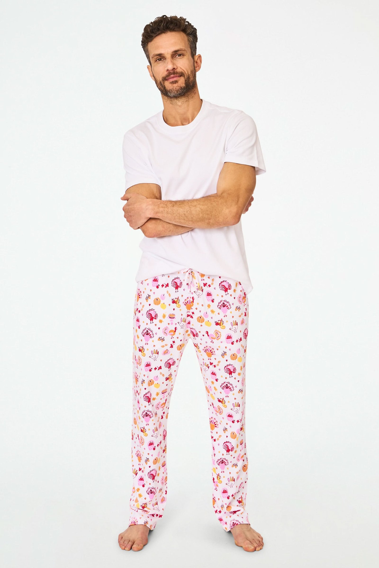MENSMENSFALL-A-PALOOZATROYPAJAMASORANGEROLLERRABBIT_069-1 Men's Fall-A-Palooza Troy Pajamas - Image 1