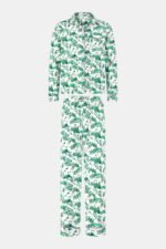 Mens Ski Toile Long Sleeve Polo Pajamas - Image 5