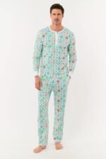 Mens Ornament Trellis Spencer Pajamas