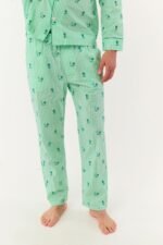 Mens Leo Gingham Loungewear - Image 3