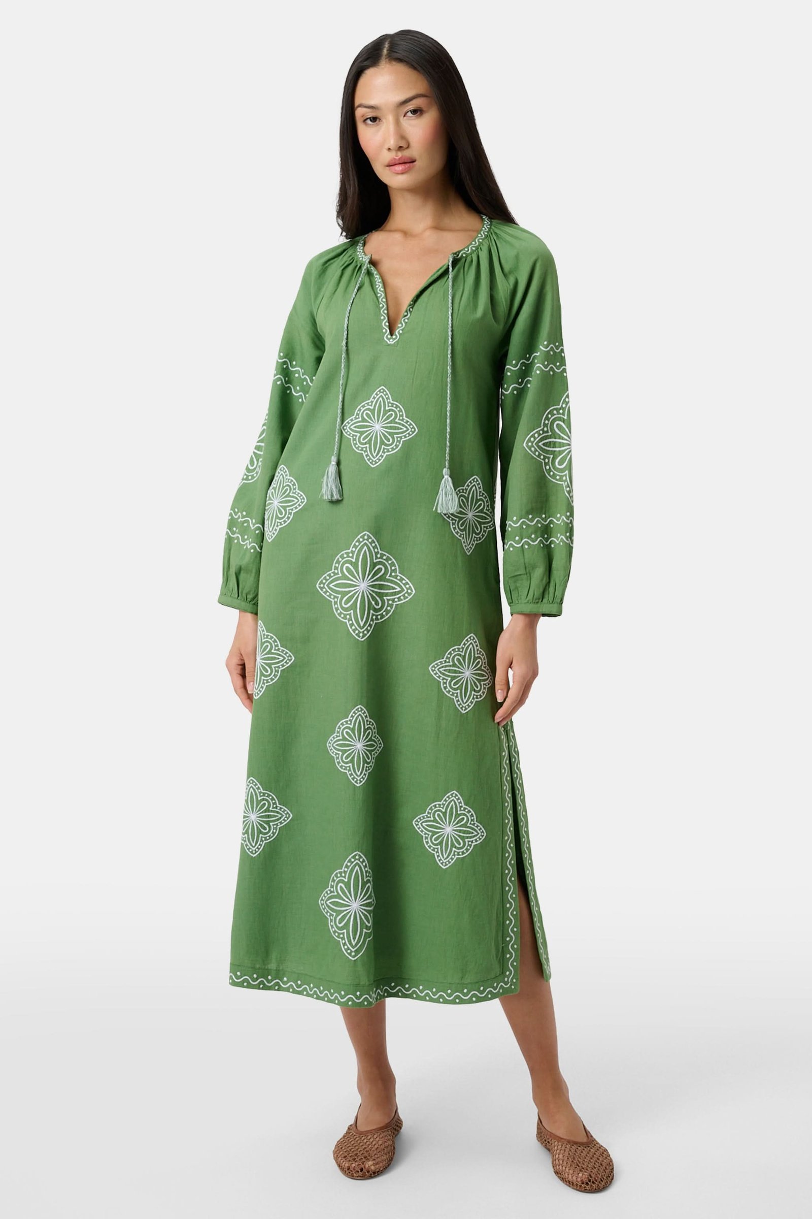 MONACO_GEO_SHIV_CAFTAN_1542 Monaco Geo Shiv Caftan - Image 1
