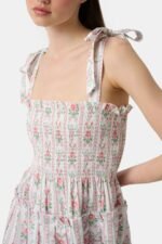 Monkey Block Stripe Ribbon Charlotte Nap Dress - Image 5