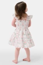Kids Monkey Block Stripe Tiny Ellie Nap Dress - Image 5