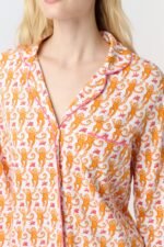 Monkey Long Sleeve Polo Pajamas - Image 3