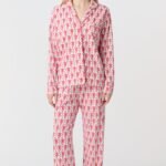 Monkey Long Sleeve Polo Pajamas