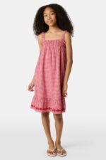 Kids Gingham Teagan Dress - Image 4