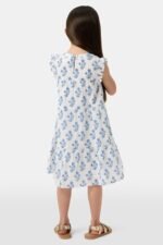 Kids Rosa Ditsy Floral Pami Dress - Image 2