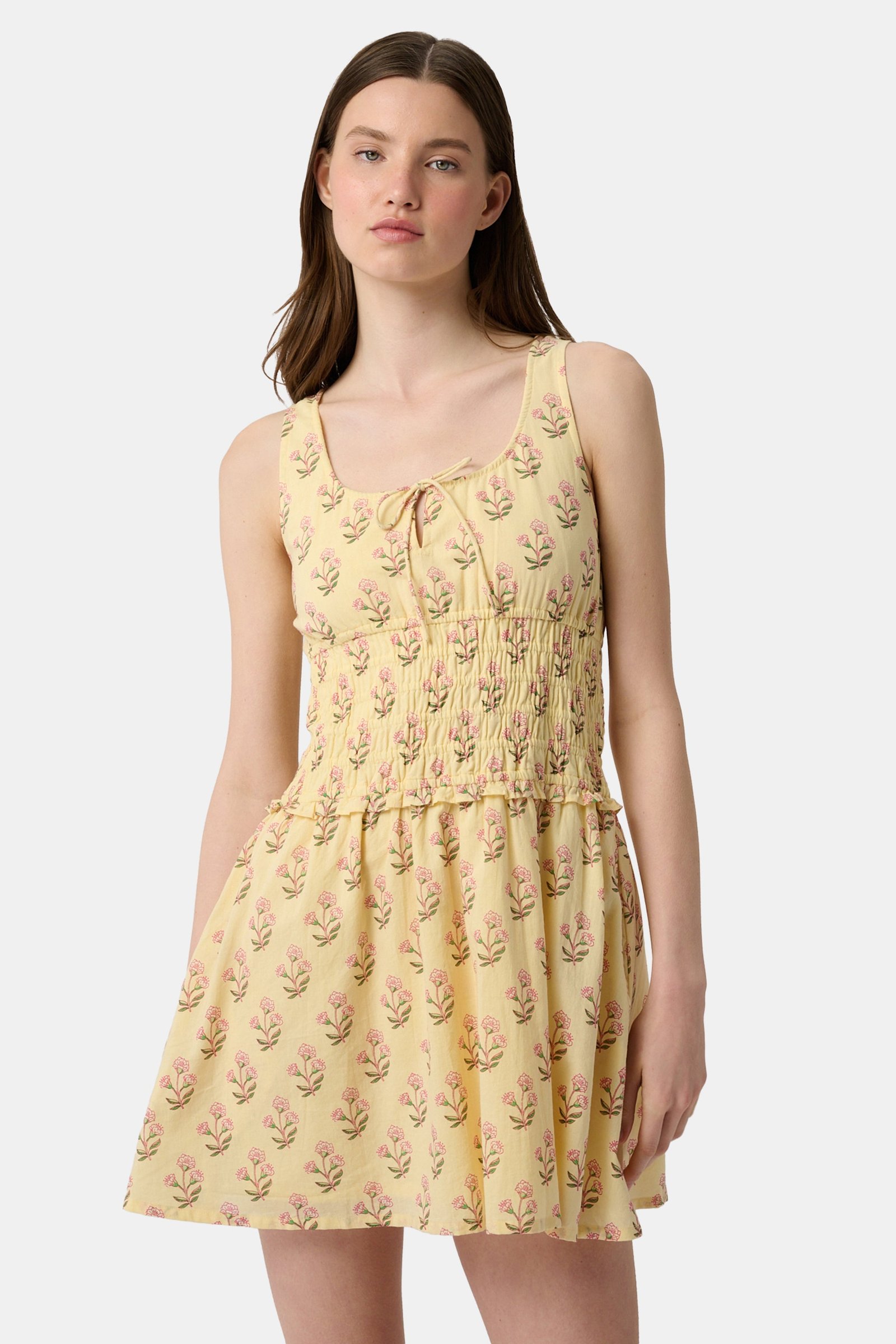 ROSA_DITSY_PENNY_DRESS_2363_cbbf60c2-5eed-45ed-9cbe-5076137c713f Rosa Ditsy Floral Penny Dress - Image 1