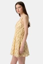 Rosa Ditsy Floral Penny Dress - Image 3