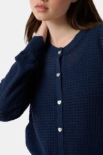 Pointelle Rosella Cardigan - Image 3