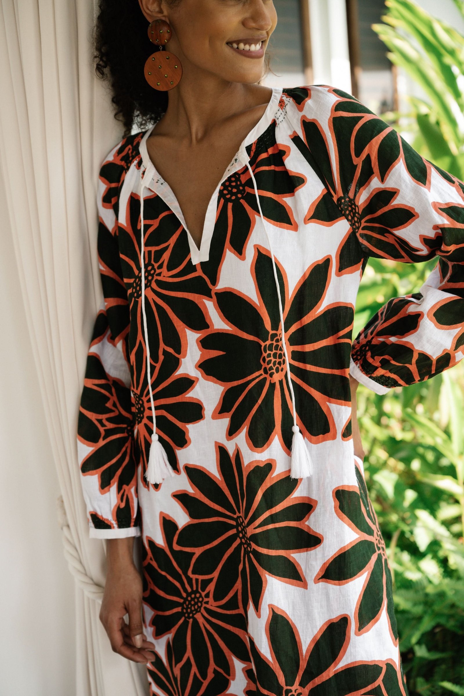 RR_SP26_300-4280 Blooming Daisies Shiv Caftan - Image 1