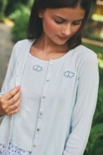 Kids Hearts Pointelle Heidi Cardigan - Image 6