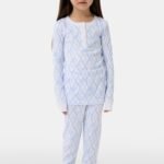 Kids Seaside Knots Juniper Pajamas