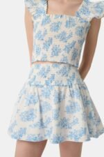 Sherwood Forest Monkey Delphine Mini Nap Skirt