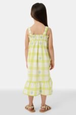 Kids Sun Check Blossom Teagan Dress - Image 3