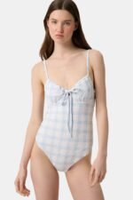 Sun Check Eyelet Aurora One Piece - Image 2