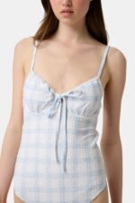 Sun Check Eyelet Aurora One Piece - Image 6