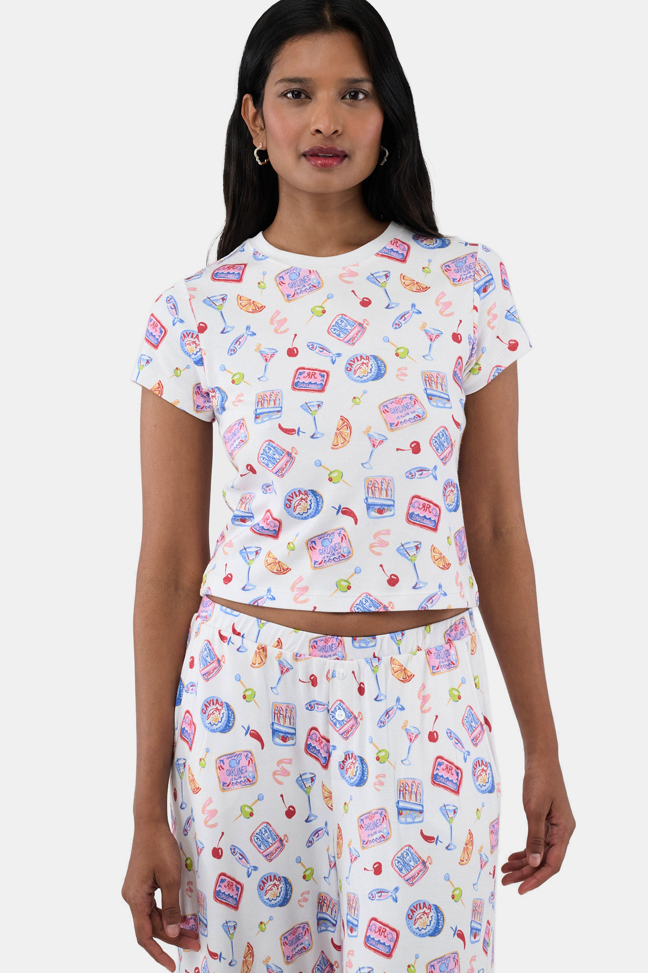 TINNEDORTWISTBABYTEEMULTIWMNROLLERRABBIT_0977 Tinned or Twist Baby Tee - Image 1