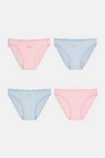 Fruits Embroidery Bikini 4 Pack