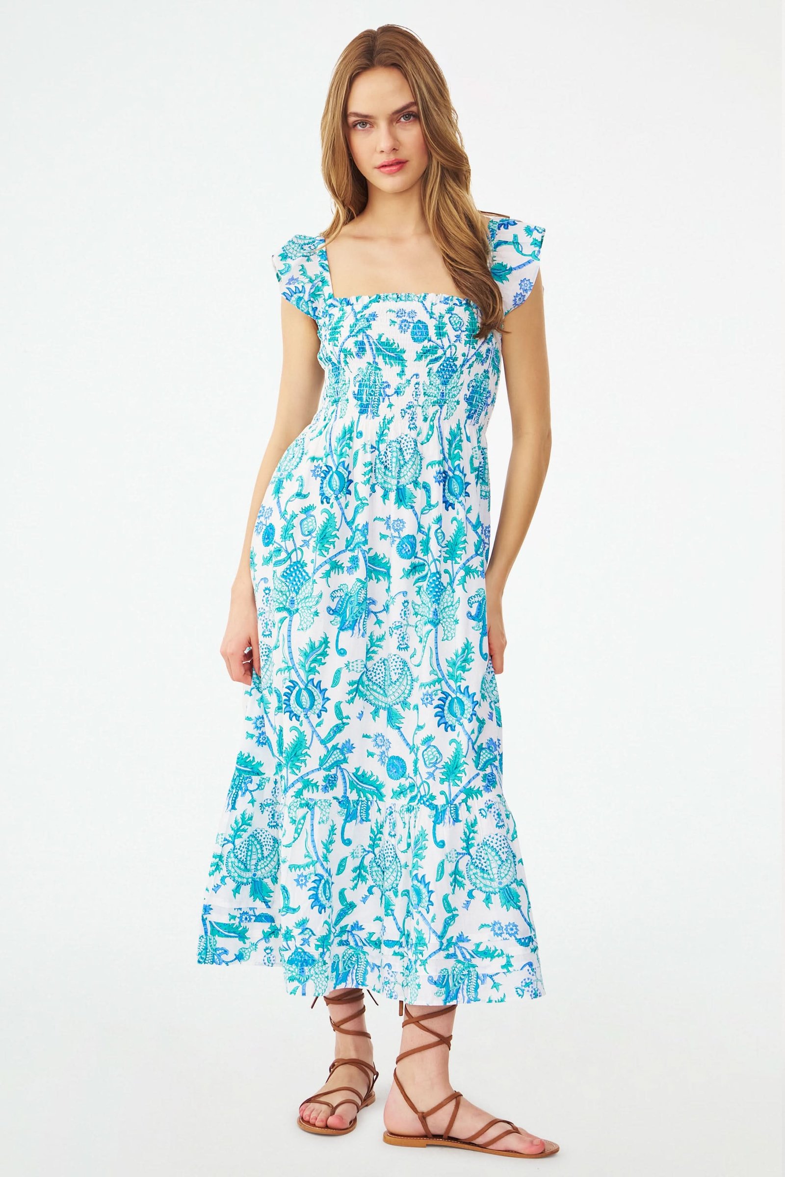 WOMENSAMANDADOEDRESSTURQUOISEROLLERRABBIT Amanda Doe Dress - Image 1