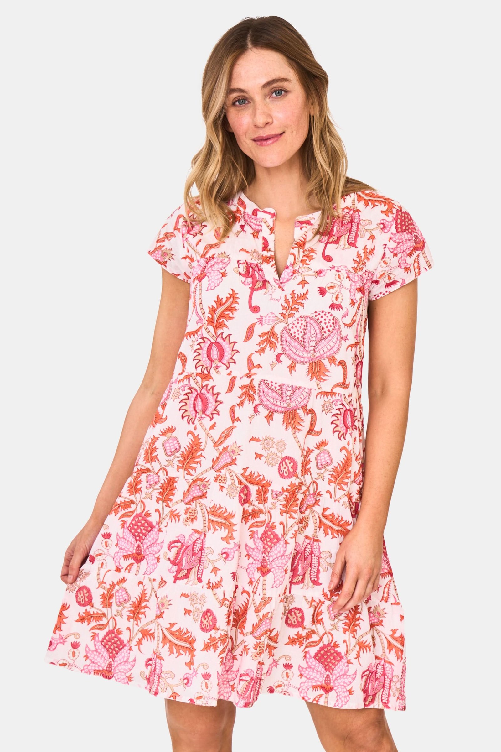 WOMENSAMANDAPAMELADRESSORANGEROLLERRABBIT_042 Amanda Pamela Dress - Image 1