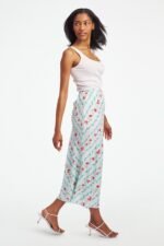 Greta Floral Stripe Natalie Skirt - Image 4